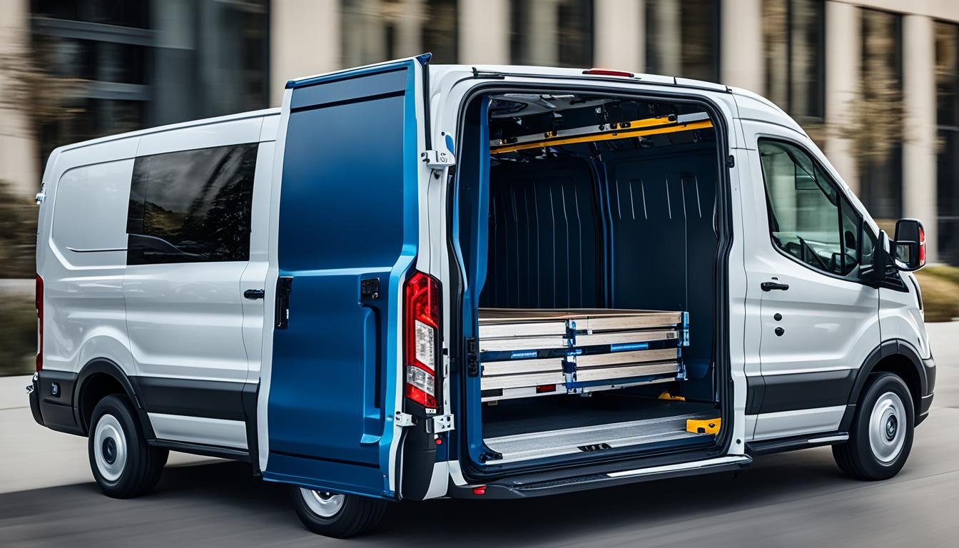 2021 Ford Transit bi-directional loading doors used