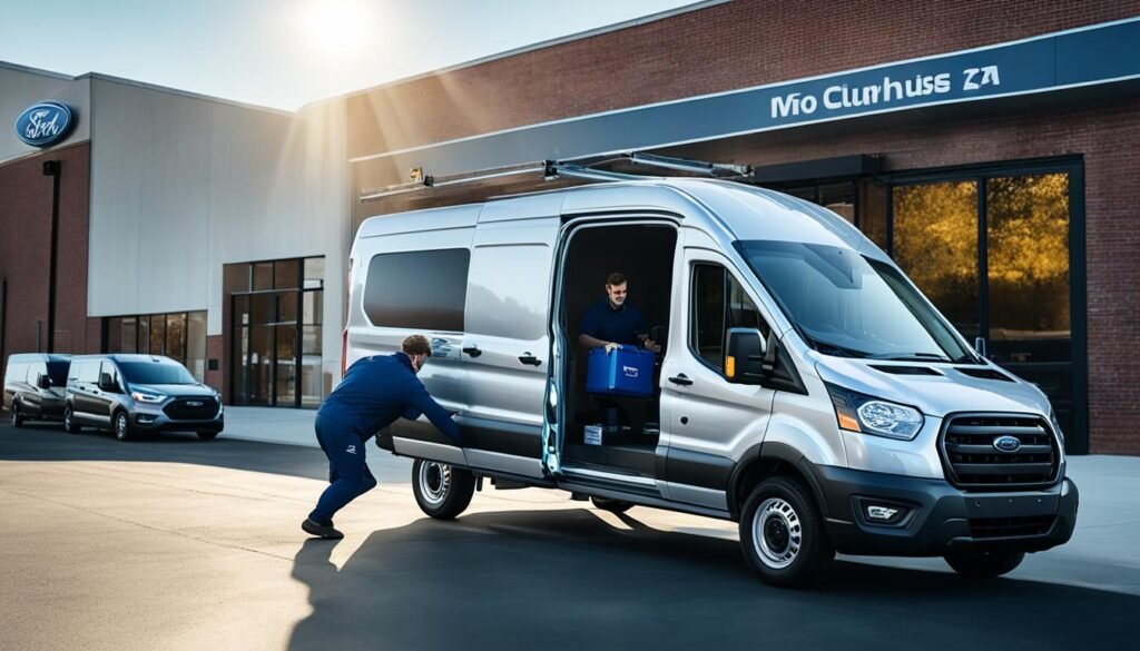 2021 Ford Transit crew van used