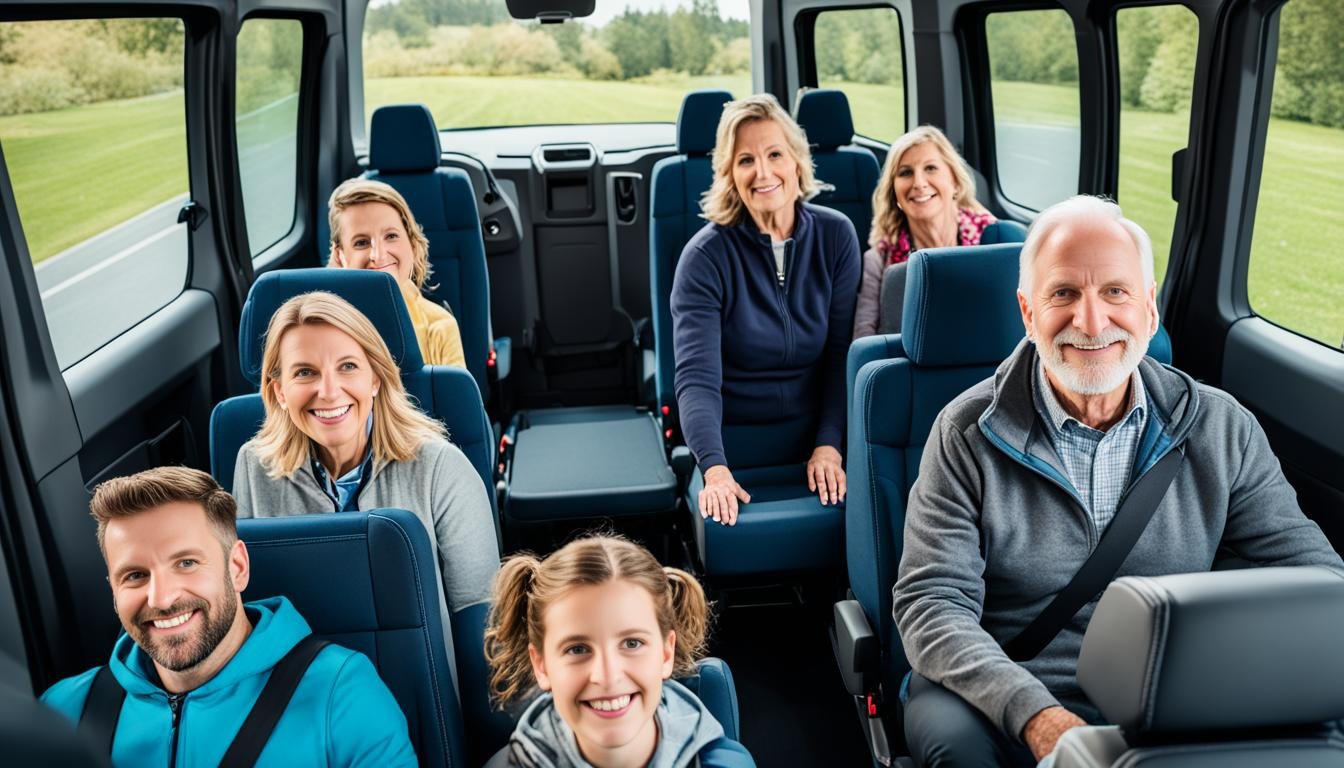 2022 Ford Transit passenger capacity used