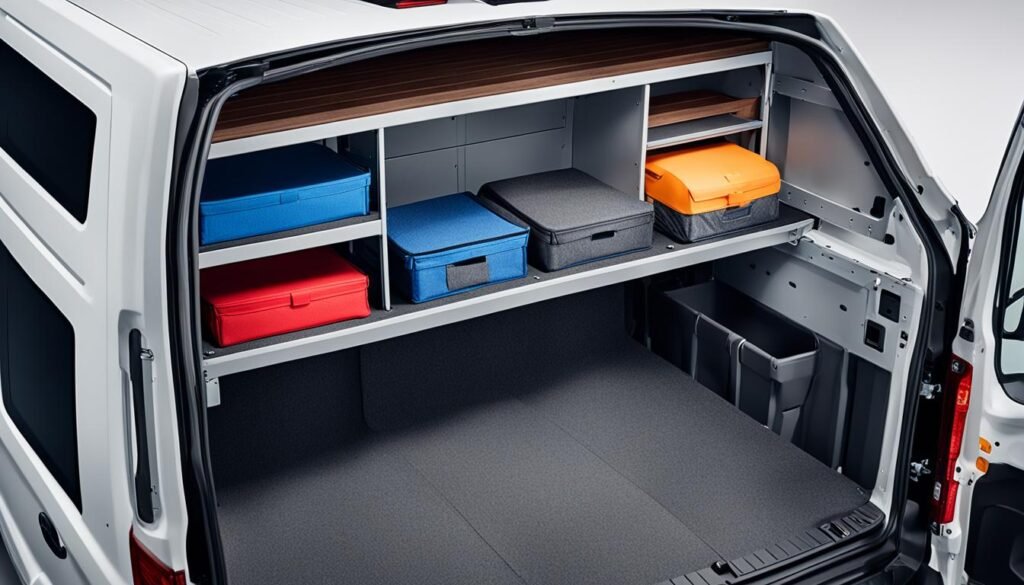 2023 Ford Transit cargo space dimensions