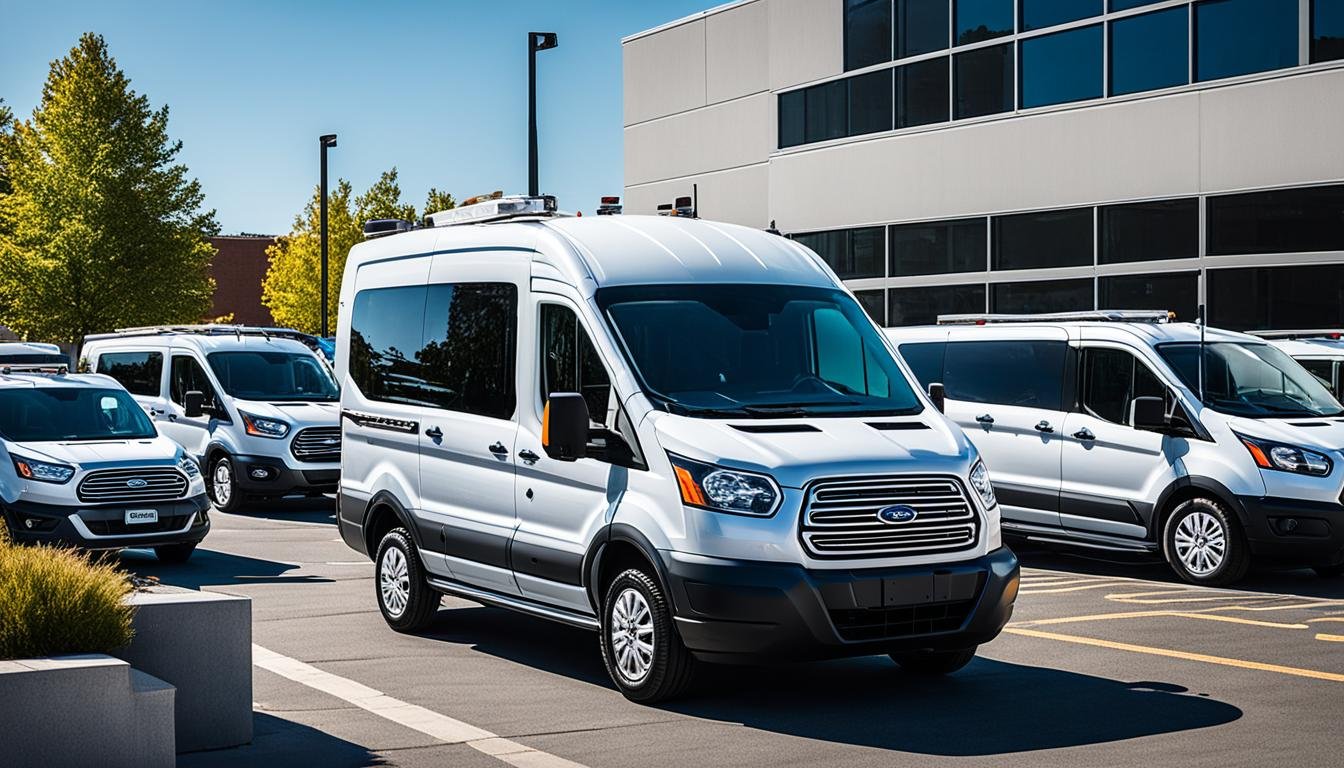 2023 Ford Transit parking sensors used