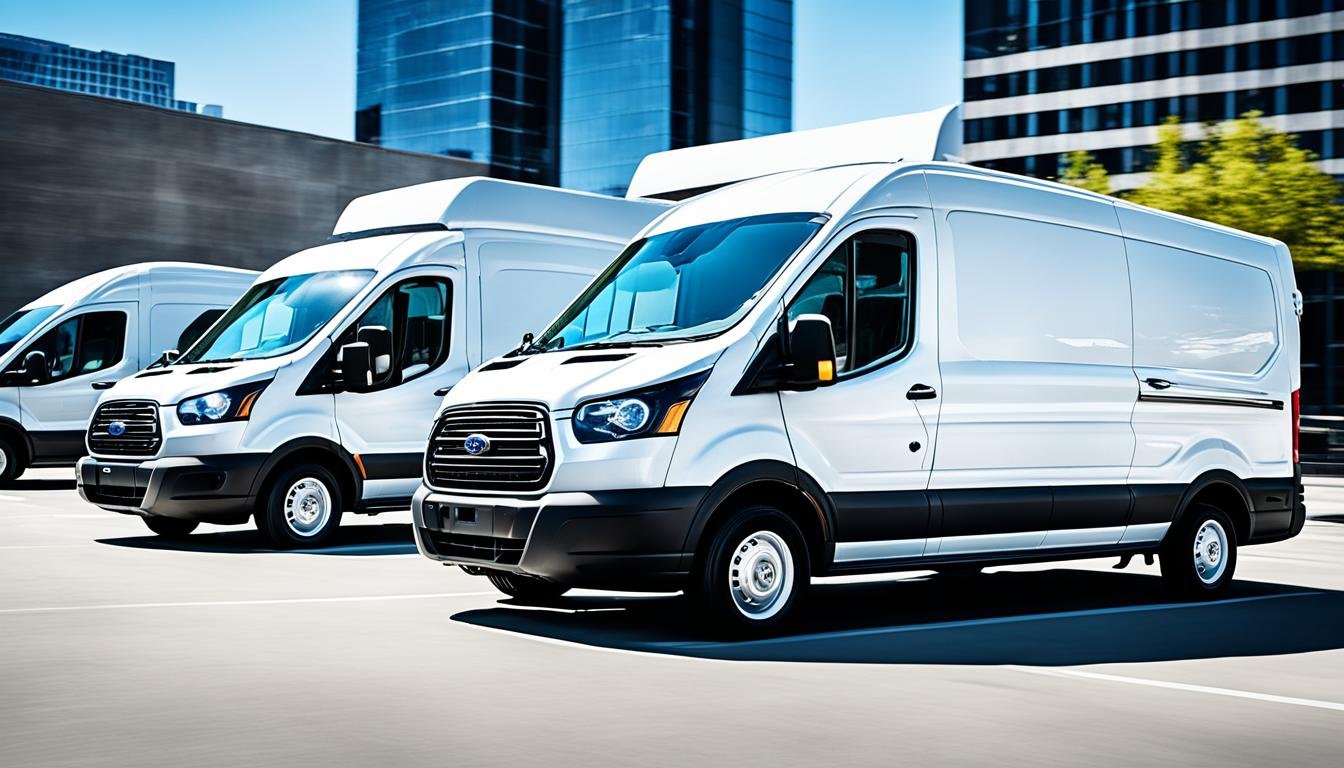 Affordable 2023 Ford Transit vans