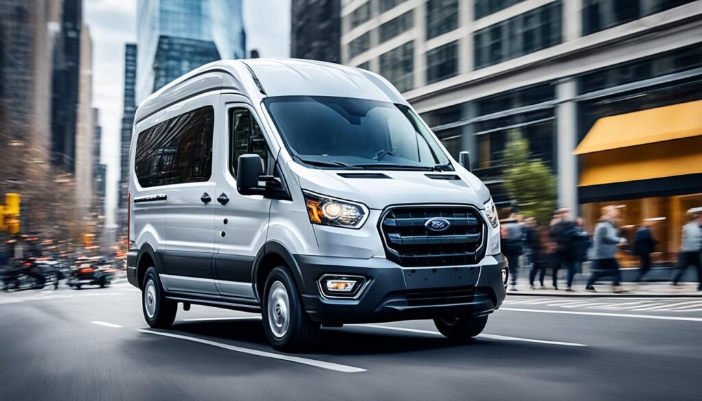 Ford Transit 2021 urban driving used