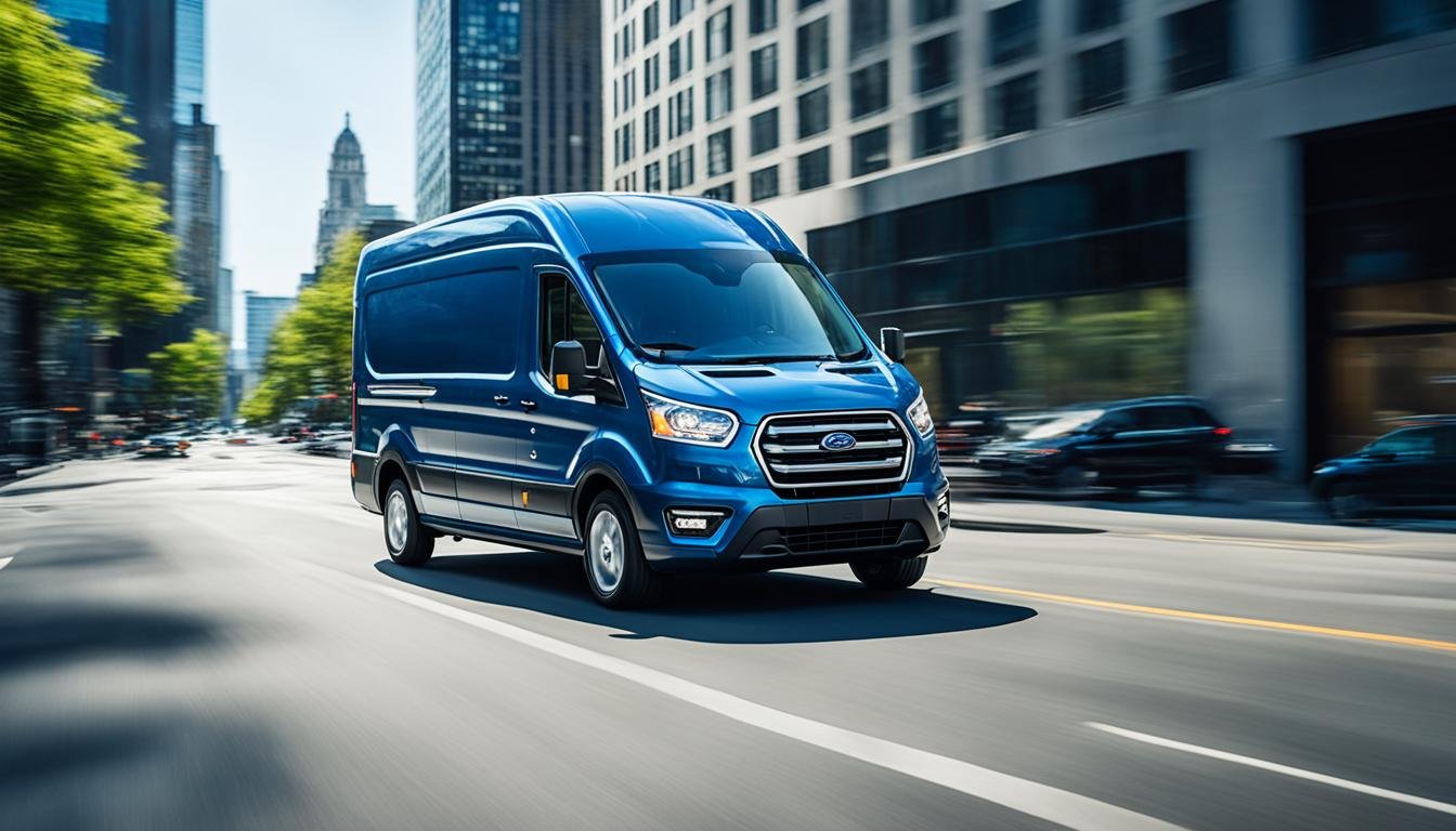 Ford Transit 2021 urban driving used