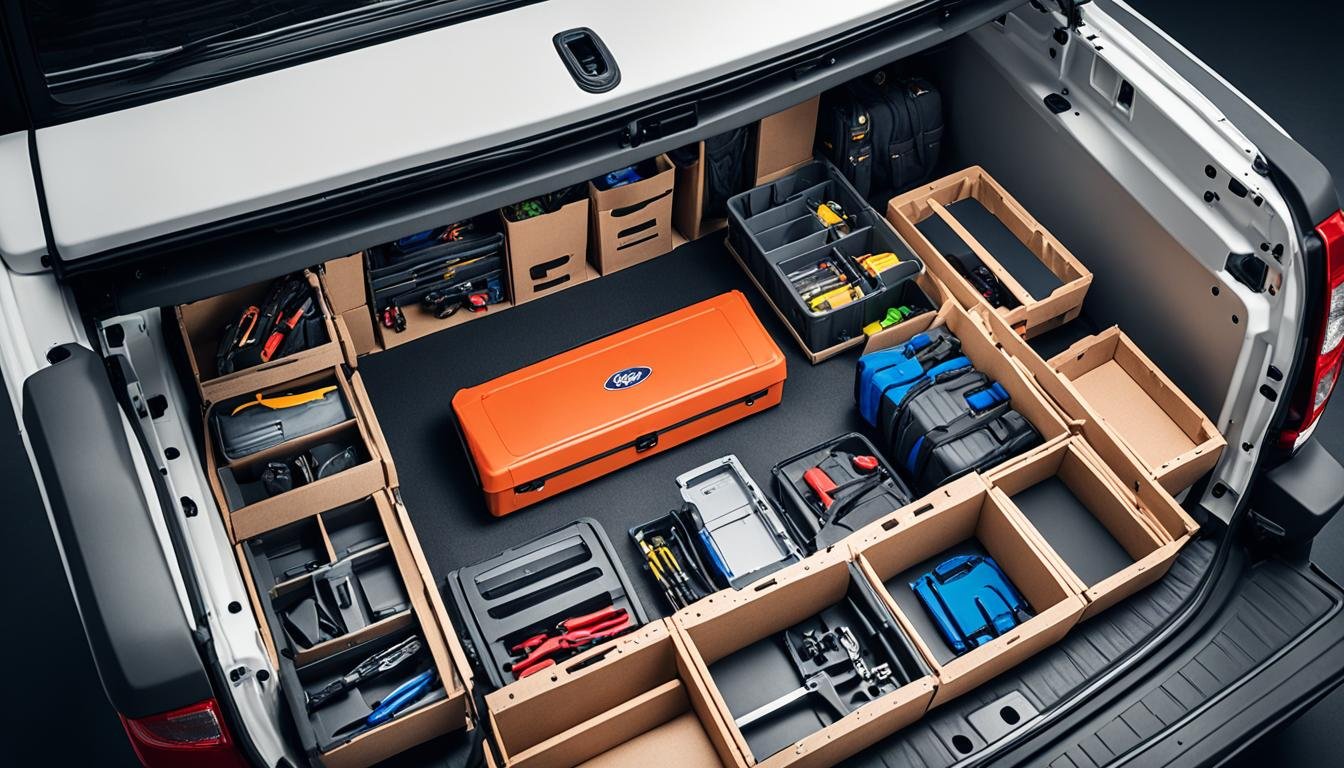 Ford Transit 2022 cargo space used
