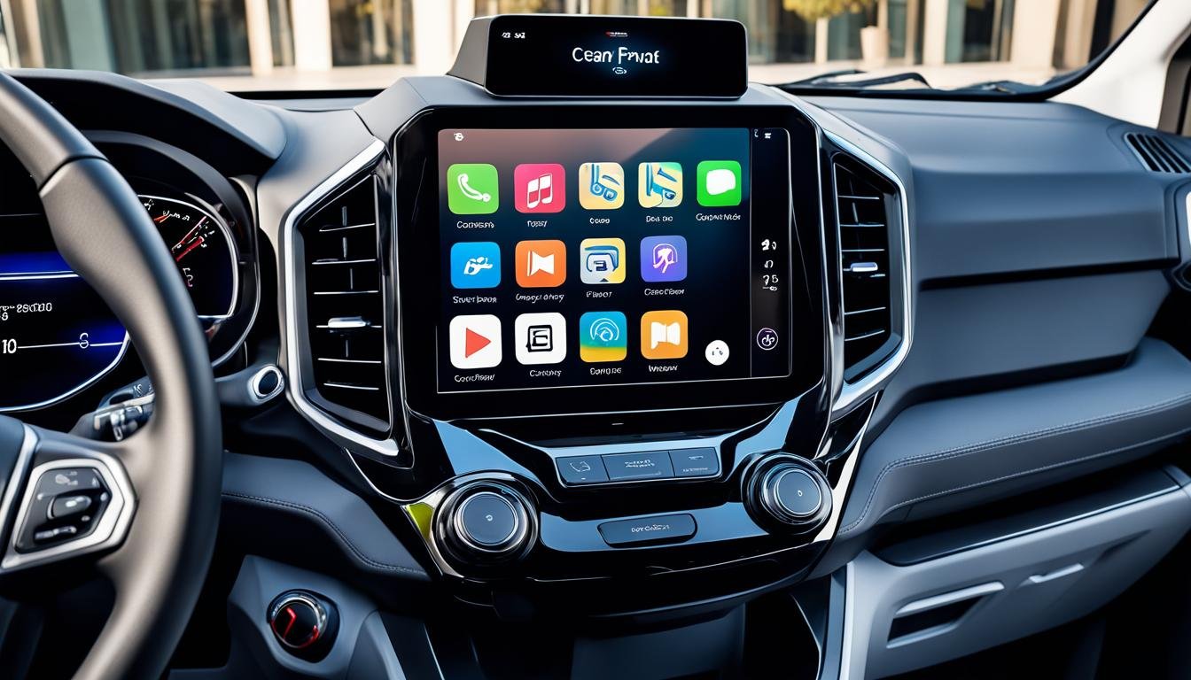 Ford Transit 2022 used with Apple CarPlay