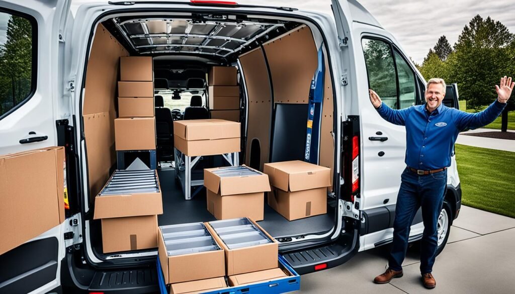 Ford Transit cargo capacity