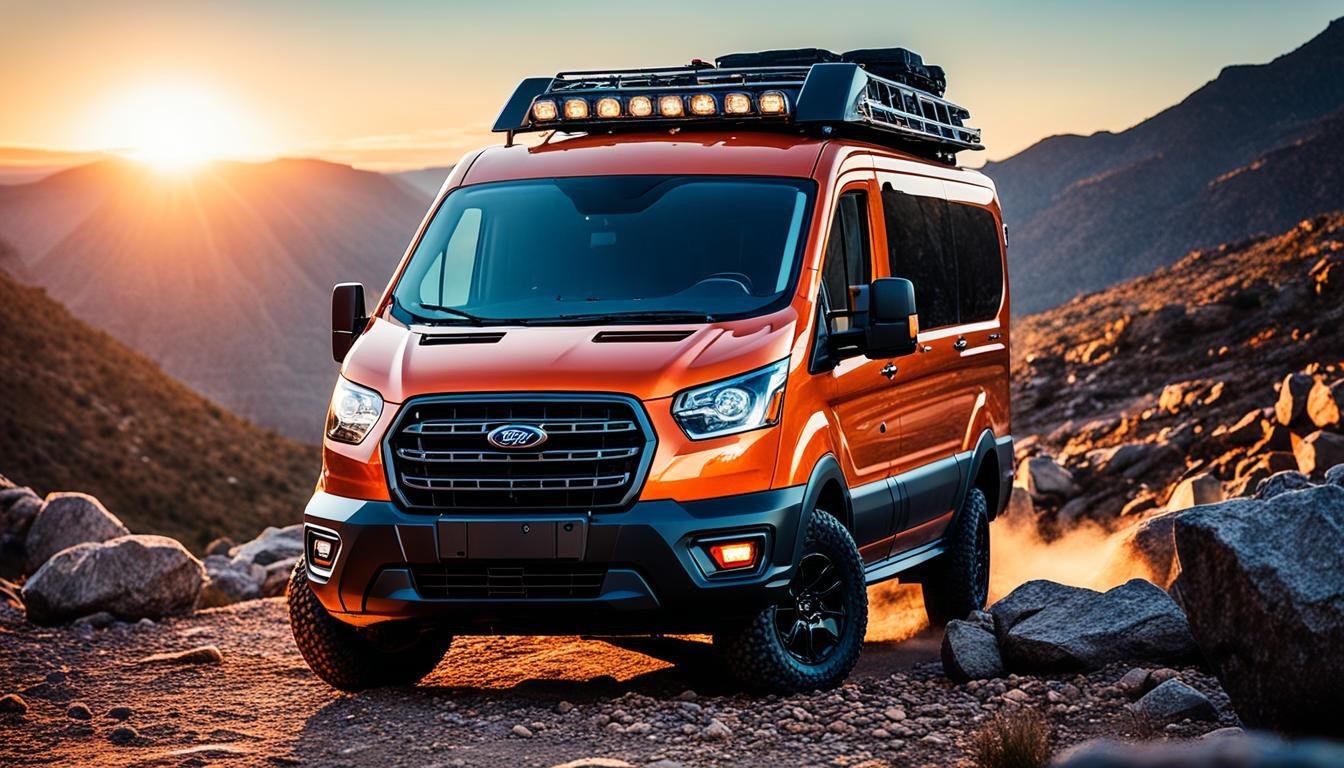 Off-road used 2023 Ford Transit setup