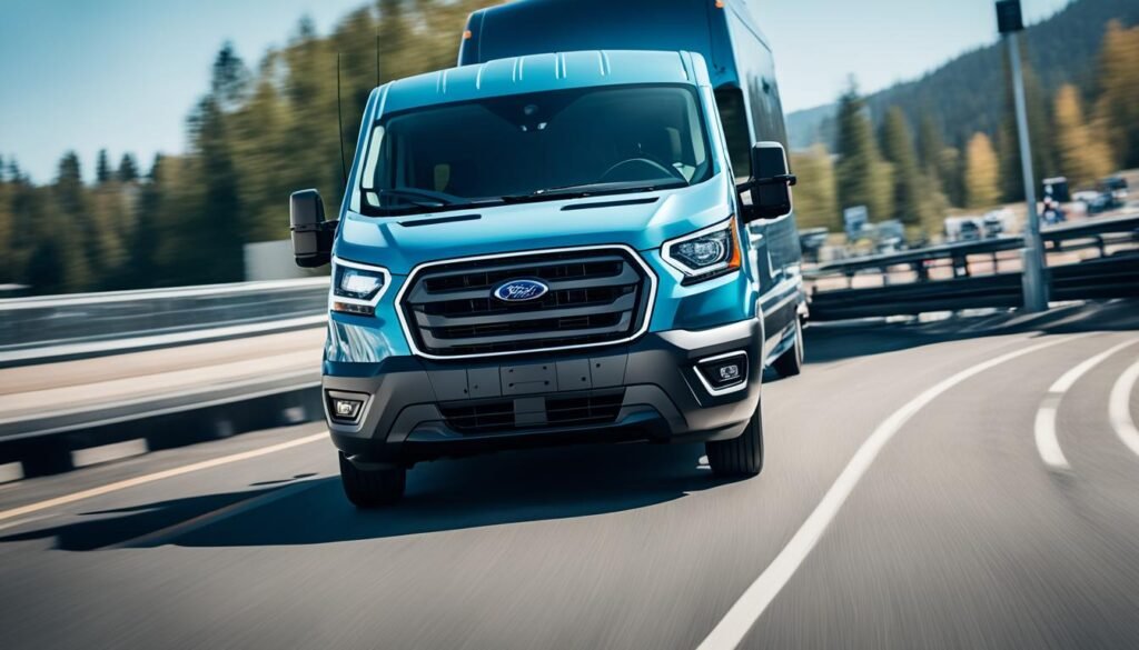 Safety features 2022 used Ford Transit