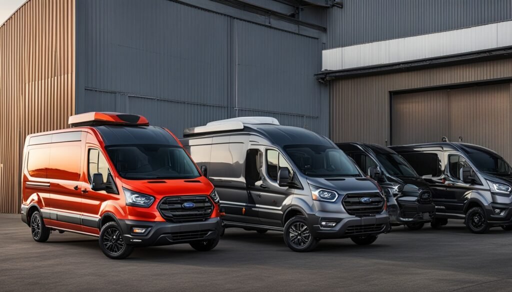 customized Transit vans for sale