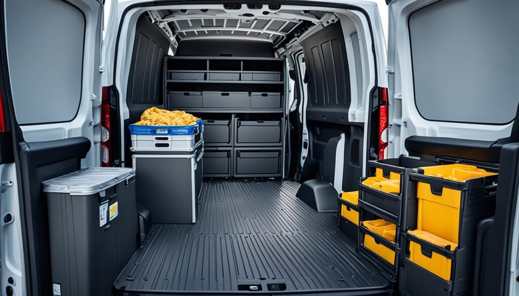 spacious cargo van