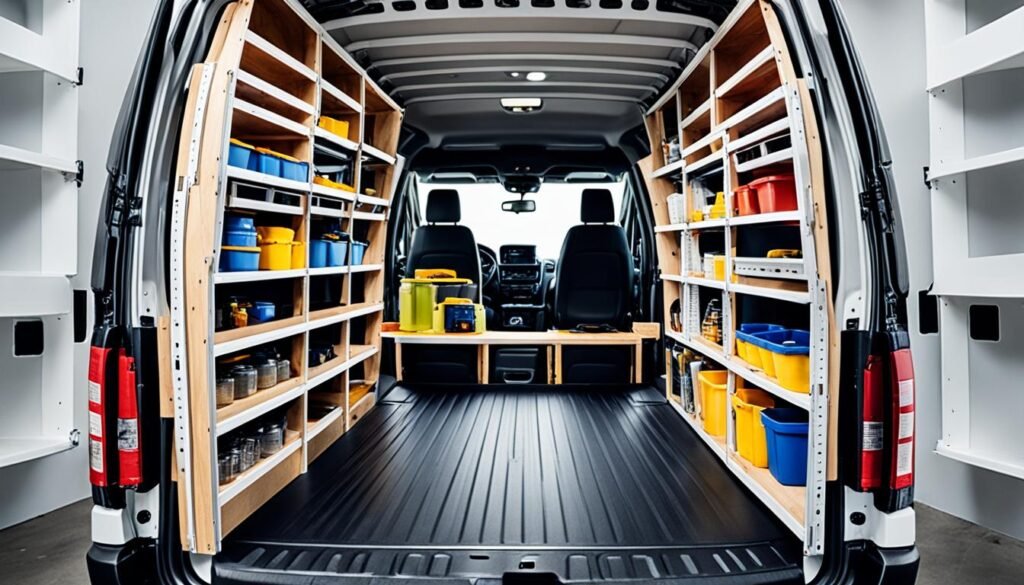 van shelving units