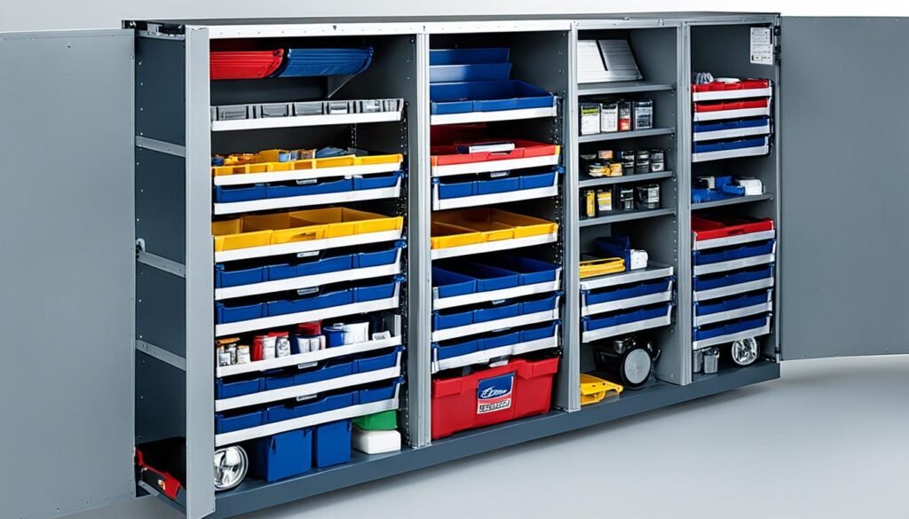 van shelving units